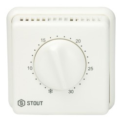 STE-0001-000001 - Термостат проводной Stout TI-N с переключателем и светодиодом